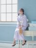 画像14: 【浴衣セール】【浴衣】ライラックの可憐な花浴衣（OBI-siwa-200-kj-13-OW / HIMO-900-yn-4-GYxGY / YA-1079-kj-3-W / HEKO-800-sb-5-W / GETA-02-ok-3-LBL） [YMT]