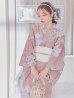 画像16: 大人スウィート/くすみピンク椿浴衣   OBI-siwa-200-kj-13-OW / HIMO-900-yn-8-PK / YA-1079-kj-5-W / HEKO-800-sb-5-W / GETA-02-ok-5-P [YMT]