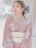 画像17: 大人スウィート/くすみピンク椿浴衣   OBI-siwa-200-kj-13-OW / HIMO-900-yn-8-PK / YA-1079-kj-5-W / HEKO-800-sb-5-W / GETA-02-ok-5-P [YMT]