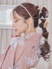 画像6: 大人スウィート/くすみピンク椿浴衣   OBI-siwa-200-kj-13-OW / HIMO-900-yn-8-PK / YA-1079-kj-5-W / HEKO-800-sb-5-W / GETA-02-ok-5-P [YMT]