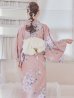画像8: 大人スウィート/くすみピンク椿浴衣   OBI-siwa-200-kj-13-OW / HIMO-900-yn-8-PK / YA-1079-kj-5-W / HEKO-800-sb-5-W / GETA-02-ok-5-P [YMT]