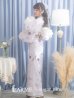 画像2: 【即日発送】可憐なパープルxホワイト牡丹浴衣 OBI-siwa-202-ok-6-W / HIMO-900-yn-8-P / HEKO-800-sb-4-P / GETA-02-ok-2-IV [YMT] (2)