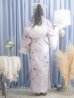 画像8: 【即日発送】可憐なパープルxホワイト牡丹浴衣 OBI-siwa-202-ok-6-W / HIMO-900-yn-8-P / HEKO-800-sb-4-P / GETA-02-ok-2-IV [YMT]