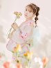 画像1: 【即日発送！】くすみピンクスウィート牡丹浴衣 OBI-siwa-200-kj-13-OW / HIMO-900-yn-8-P / HEKO-800-sb-5-WH / YA-1079-kj-7-W /  GETA-01-kj-7-P/  [YMT] (1)