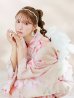 画像2: 【即日発送！】くすみピンクスウィート牡丹浴衣 OBI-siwa-200-kj-13-OW / HIMO-900-yn-8-P / HEKO-800-sb-5-WH / YA-1079-kj-7-W /  GETA-01-kj-7-P/  [YMT] (2)
