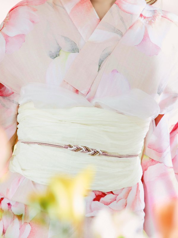 画像20: 【即日発送！】くすみピンクスウィート牡丹浴衣【浴衣３点セット 浴衣/帯/下駄】[YMT]