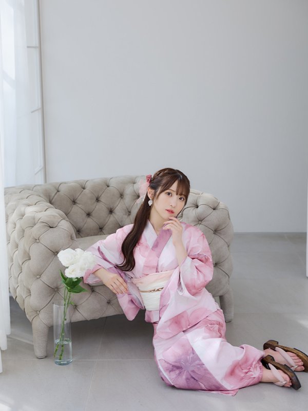 画像11: 【即日発送！】sweetチェリーブロッサム浴衣【浴衣３点セット 浴衣/帯/下駄】[YMT]