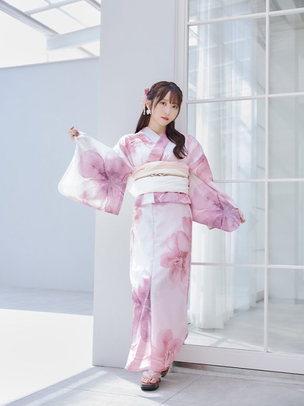 画像5: 【即日発送！】sweetチェリーブロッサム浴衣【浴衣３点セット 浴衣/帯/下駄】[YMT]