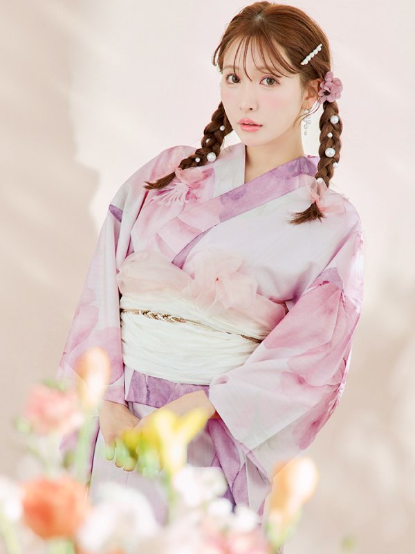 画像13: 【即日発送！】sweetチェリーブロッサム浴衣【浴衣３点セット 浴衣/帯/下駄】[YMT]