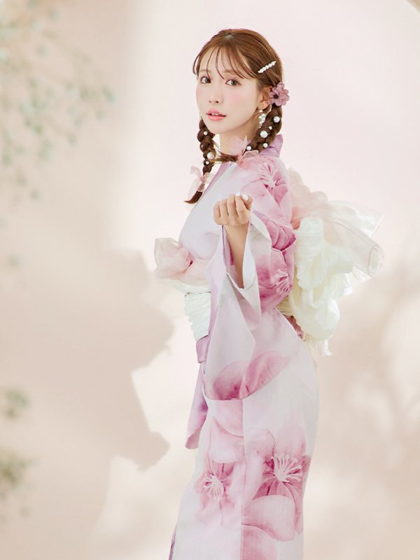 画像15: 【即日発送！】sweetチェリーブロッサム浴衣【浴衣３点セット 浴衣/帯/下駄】[YMT]