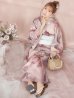 画像1: 【即日発送】アンティークフラワーピンク浴衣 OBI-siwa-200-kj-13-OW / HIMO-900-yn-8-P / HEKO-800-sb-5-WH / YA-74-kn-P / GETA-01-kj-7-P/  [YMT] (1)
