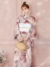 画像6: 【即日発送】アンティークフラワーピンク浴衣 OBI-siwa-200-kj-13-OW / HIMO-900-yn-8-P / HEKO-800-sb-5-WH / YA-74-kn-P / GETA-01-kj-7-P/  [YMT]