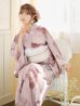 画像15: 【即日発送】アンティークフラワーピンク浴衣【浴衣３点セット 浴衣/帯/下駄】OBI-siwa-200-kj-13-OW / HIMO-900-yn-8-P / HEKO-800-sb-5-WH / YA-74-kn-P / GETA-01-kj-7-P / [YMT]