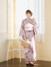 画像5: 【即日発送】アンティークフラワーピンク浴衣【浴衣３点セット 浴衣/帯/下駄】OBI-siwa-200-kj-13-OW / HIMO-900-yn-8-P / HEKO-800-sb-5-WH / YA-74-kn-P / GETA-01-kj-7-P / [YMT]