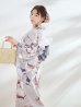 画像12: 【浴衣セール！】ロマンティックピオニー浴衣【浴衣３点セット 浴衣/帯/下駄】OBI-g-500-kj-8-GY / HIMO-900-yn-4-GYxGY / HEKO-800-sb-5-WH / GETA-01-kj-3-IV/ [YMT]