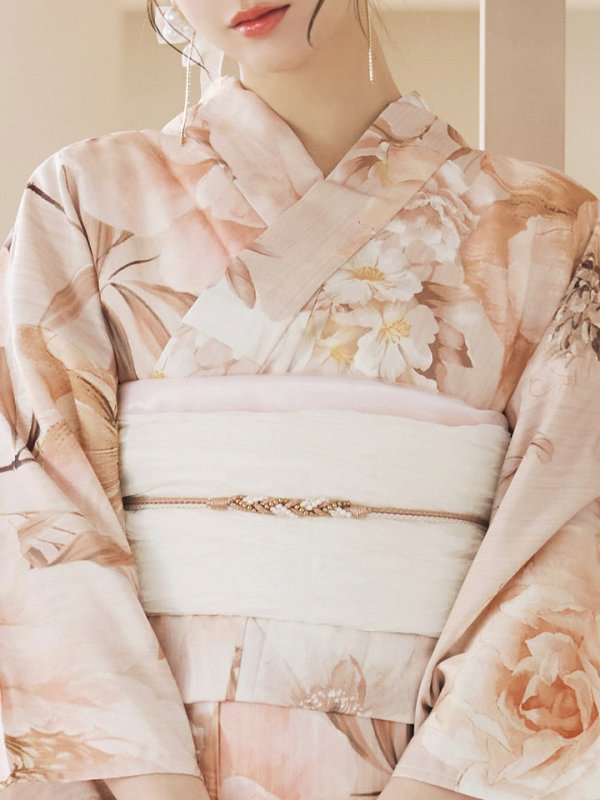 画像20: 【即日発送！】くすみピンクスウィート浴衣【浴衣３点セット 浴衣/帯/下駄】[YMT]