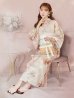 画像2: 【即日発送！】アンティークフラワーピンク浴衣 OBI-siwa-200-kj-13-OW / HIMO-900-yn-8-P / HEKO-800-sb-4-P / YA-982-kn-P / GETA-01-kj-7-P/  [YMT] (2)