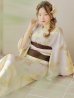 画像13: 【浴衣セール】【即日発送！】グレージュ×イエローフラワー浴衣 OBI-siwa-200-kj-9-BR / HIMO-900-yn-7-MOC / HEKO-800-sb-3-BR / YA-496-kj-W / GETA-01-kj-5-MOC /  [YMT]
