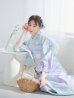 画像8: 【即日発送】ニュアンスフラワーミント牡丹浴衣 OBI-siwa-200-kj-13-OW / HIMO-903-kj-W / HEKO-800-sb-5-WH / YA-1023-wk-BL / GETA-01-kj-4-MI [YMT]