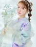画像11: 【即日発送】ニュアンスフラワーミント牡丹浴衣【浴衣３点セット 浴衣/帯/下駄】OBI-siwa-200-kj-13-OW / HIMO-903-kj-W / HEKO-800-sb-5-WH / YA-1079-kj-7-W / GETA-01-kj-4-MI/  [YMT]