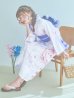 画像1: 【即日発送】ホワイト×ピオニー浴衣 OBI-g-500-kj-10-BL / HIMO-900-yn-5-IV / HEKO-800-sb-5-WH / YA-1079-kj-6-W / GETA-01-kj-3-IV[YMT] (1)