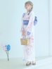 画像9: 【即日発送】ホワイト×ピオニー浴衣 OBI-g-500-kj-10-BL / HIMO-900-yn-5-IV / HEKO-800-sb-5-WH / YA-1079-kj-6-W / GETA-01-kj-3-IV[YMT]