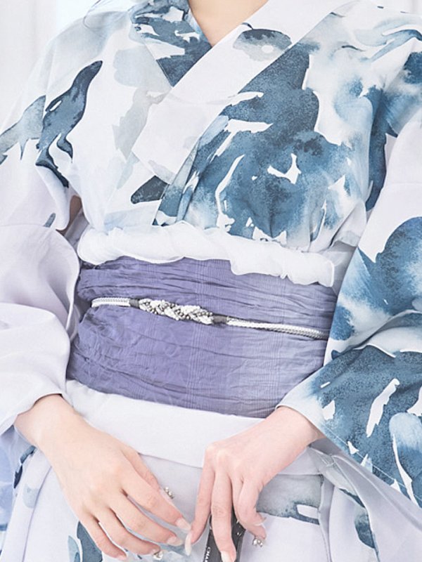 画像17: 【即日発送】グラデーションブルーグリーン浴衣【浴衣３点セット 浴衣/帯/下駄】[YMT]