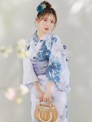 グラデーションブルーグリーン浴衣 
