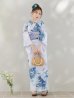 画像4: 【即日発送】グラデーションブルーグリーン浴衣 OBI-g-500-kj-9-NV / HIMO-900-yn-4-GYxGY / HEKO-800-sb-5-WH / YA-73-kn-BLGR / GETA-01-kj-3-IV /  [YMT]