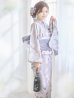 画像10: 【即日発送！】アイシーリリーフラワー浴衣 OBI-g-500-kj-8-GY / HIMO-900-yn-4-GYxGY / HEKO-800-sb-5-WH / YA-953-kn-BL / YA-1017-am-W / GETA-01-kj-3-IV / [YMT]
