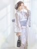 画像11: 【即日発送！】アイシーリリーフラワー浴衣 OBI-g-500-kj-8-GY / HIMO-900-yn-4-GYxGY / HEKO-800-sb-5-WH / YA-953-kn-BL / YA-1017-am-W / GETA-01-kj-3-IV / [YMT]