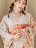 画像13: 【即日発送！】ピンクベージュ牡丹浴衣 OBI-g-500-kj-4-OR / HIMO-900-yn-5-IV / HEKO-800-sb-5-WH / YA-594-kj-CL / YA-1081-kj-BR / GETA-01-kj-7-P/ [YMT]