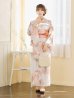 画像15: 【即日発送】ピンクベージュ牡丹浴衣【浴衣３点セット 浴衣/帯/下駄】OBI-g-500-kj-4-OR / HIMO-900-yn-5-IV / HEKO-800-sb-5-WH / YA-594-kj-CL / YA-1081-kj-BR / GETA-01-kj-7-P / [YMT]