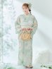 画像10: 【即日発送】アイシーミントフラワー浴衣【浴衣３点セット 浴衣/帯/下駄】OBI-siwa-200-kj-13-OW / HIMO-900-yn-5-IV / HEKO-800-sb-5-WH / YA-1082-kj-MI / GETA-01-kj-4-MI /  [YMT]