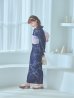 画像7: 【即日発送！】ネイビー夜空浴衣【浴衣３点セット 浴衣/帯/下駄】[YMT]