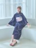 画像8: 【即日発送！】ネイビー夜空浴衣【浴衣３点セット 浴衣/帯/下駄】[YMT]