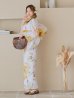 画像13: 【即日発送】アンニュイイエローフラワー浴衣 OBI-g-500-kj-5-MUS / HIMO-902-kj-2-MUS / HEKO-800-sb-5-WH / YA-577-kj-W / GETA-01-kj-3-IV /  [YMT]