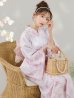 画像1: 【即日発送】ニュアンスピンクフラワー浴衣 OBI-siwa-200-kj-8-P / HIMO-903-kj-W / HEKO-800-sb-4-P / YA-1079-kj-3-W / GETA-01-kj-7-P/ [YMT] (1)