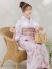 画像19: 【即日発送】ニュアンスピンクフラワー浴衣 OBI-siwa-200-kj-8-P / HIMO-903-kj-W / HEKO-800-sb-4-P / YA-1079-kj-3-W / GETA-01-kj-7-P/ [YMT]