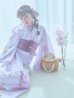画像16: 【即日発送】アンティークパープルローズ浴衣【浴衣３点セット 浴衣/帯/下駄】OBI-g-500-kj-3-PL / HIMO-902-kj-5-RosePK / HEKO-800-sb-5-WH / YA-73-kn-MVPL / YA-1081-kj-IV / GETA-01-kj-3-IV / [YMT]