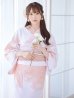 画像8: 【即日発送】ニュアンスピンクフラワー浴衣【浴衣３点セット 浴衣/帯/下駄】OBI-siwa-200-kj-8-P / HIMO-903-kj-W / HEKO-800-sb-4-P / YA-74-kn-LP / YA-1081-kj-IV / GETA-01-kj-7-P / [YMT]