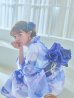 画像11: 【即日発送】水彩フラワーブルー浴衣 OBI-g-500-kj-10-BL / HIMO-900-yn-5-IV / HEKO-800-sb-5-WH / YA-948-kj-NV / GETA-01-kj-2-BL/ [YMT]
