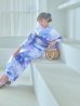 画像15: 【即日発送】水彩フラワーブルー浴衣 OBI-g-500-kj-10-BL / HIMO-900-yn-5-IV / HEKO-800-sb-5-WH / YA-948-kj-NV / GETA-01-kj-2-BL/ [YMT]
