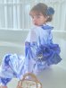 画像3: 【即日発送】水彩フラワーブルー浴衣 OBI-g-500-kj-10-BL / HIMO-900-yn-5-IV / HEKO-800-sb-5-WH / YA-948-kj-NV / GETA-01-kj-2-BL/ [YMT]