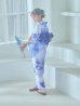 画像5: 【即日発送】水彩フラワーブルー浴衣 siwa-g210kj / Yhimo-IV / Yheko-WH / A948kj-NV / YG04BLkj/ [OF03]