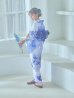 画像5: 【即日発送】水彩フラワーブルー浴衣 OBI-g-500-kj-10-BL / HIMO-900-yn-5-IV / HEKO-800-sb-5-WH / YA-948-kj-NV / GETA-01-kj-2-BL/ [YMT]