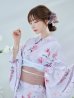 画像11: 【即日発送】【Riuコラボ】ボタニカルフラワーと蝶々の浴衣 OBI-lame-400-kj-4-DuP / HIMO-900-yn-5-IV / HEKO-800-sb-5-WH / YA-73-kn-MVPL / YA-953-kn-W / GETA-01-kj-7-P [yo/YMT]