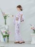 画像8: 【即日発送】【Riuコラボ】ボタニカルフラワーと蝶々の浴衣 OBI-lame-400-kj-4-DuP / HIMO-900-yn-5-IV / HEKO-800-sb-5-WH / YA-73-kn-MVPL / YA-953-kn-W / GETA-01-kj-7-P [yo/YMT]