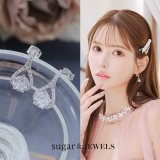 【アクセサリー：ピアス】ドロップビジューシルバーピアス【Fサイズ/1カラー】[OF08] PI084
