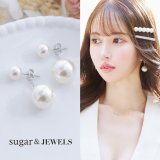 【アクセサリー：ピアス】チェーンパールピアス【Fサイズ/1カラー】[OF08]